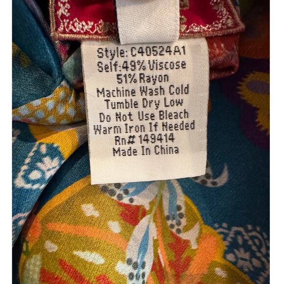 Johnny Was Lapham Ryder Reversible Coat Size Small - Picture 14 of 16